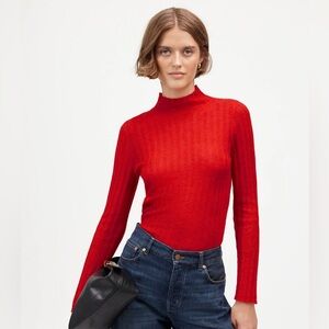 NWOT Madewell Alpaca-Blend Mockneck Sweater (XXS)
